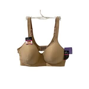 NWT Women’s Bali Bra, Wireless, Nude, 42C